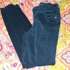 Navy blue velvet old Navy pant